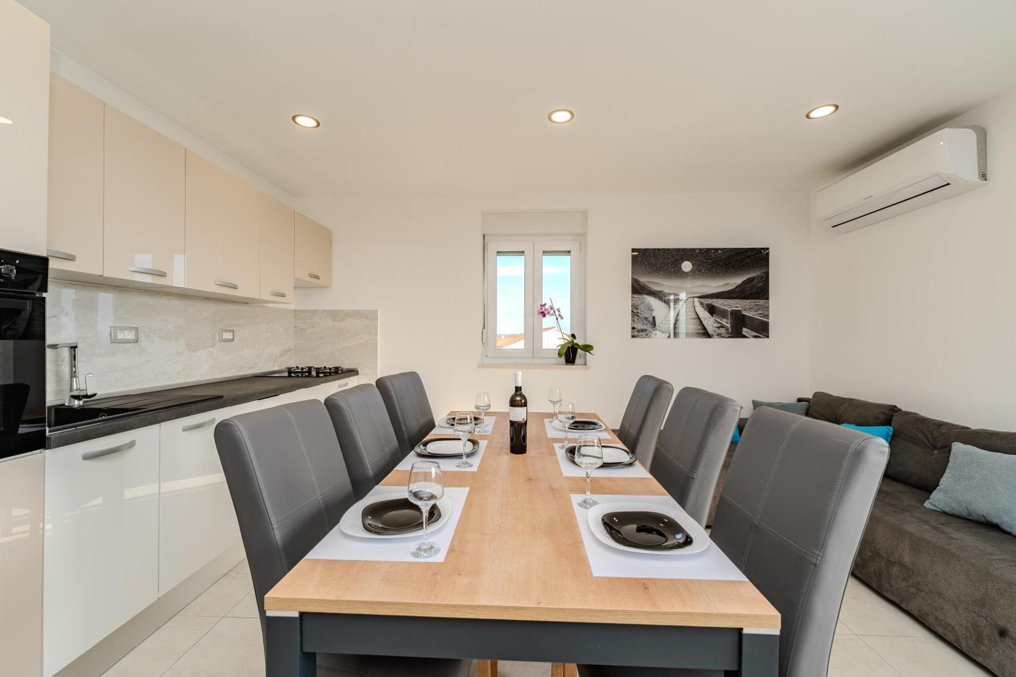 Dali II Apartman Novalja Kültér fotó